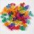 Perles en plastique - couleurs fortes - transparentes - 125 ml