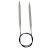 Aiguilles  tricoter circulaires Basix Aluminium - 60 cm/4,50 mm