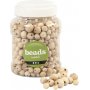 Perles en bois - diffrentes tailles - 400 ml