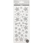 Autocollants paillets - argent - toiles - 2 feuilles