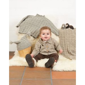 Patron tricot - Pull raglan textur, cardigan, bonnet et couverture