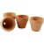 Pots en terre cuite - 3,4 cm - 48 pcs