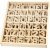 Lettres et chiffres en bois - 288 pcs