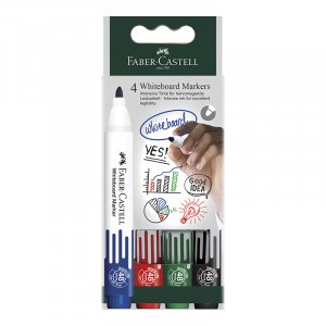 Set de stylos pour tableau blanc - Faber-Castell - W20 4 stylos