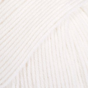 Fil DROPS Baby Merino Uni Color - 50g - Blanc (01)