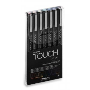 Touch Fineliner 0,1 mm - 7 couleurs