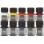 Peinture pour verre transparente - couleurs mlanges - 10 x 30 ml