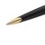 Stylo bille Waterman Carne Deluxe Noir - Garniture Dore - M Bleu