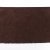 Bordure  franges - Daim 12 cm - marron chocolat