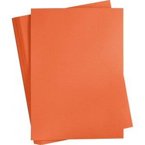 Carton color - orange - A2 - 180 g - 100 feuilles