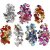 Strass en bote - bleu - rose - argent - rond - toiles - coeurs - 6+7+9+10+11+12+14+16 mm - 300 pcs