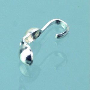 Mousqueton  3,5 x 12,5 mm - argent 100 pcs. transparent