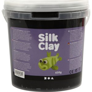 Silk Clay - noire - 650 g