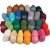 Laine carde - couleurs mlanges - 26 x 25 g