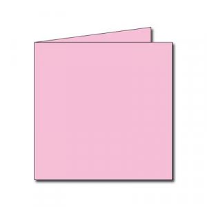 Carte Double Pollen 135x135 - Paquet de 25 - Rose