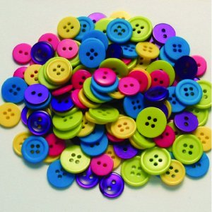 Bouton - plusieurs couleurs 130 pcs. amusant