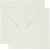 Carte postale avec enveloppe - blanc cass - 12,5 x 12,5 cm - 10 pcs