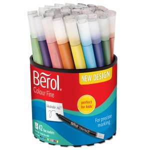 Stylo fibre Berol - Color Fine - 42 stylos