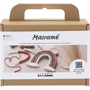 Mini Kit DIY Macram - Arc-en-ciel