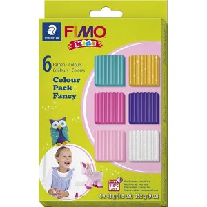 FIMO Kids Clay - couleurs complmentaires - 6 x 42 g