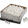 Boules et ?ufs en polystyrne - blanc - 550 pcs