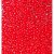 Perles rocaille transparentes  2,6 mm - rouge clair 500 g