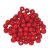 Perles en bois 6 mm - rouge paquet de 110 diamtre trou 2,0 mm