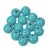 Perles en bois 10 mm - turquoise 53 pcs. diamtre du trou 2,5 mm