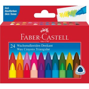 Crayons droits - 24 couleurs