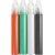 Stylos lumineux - Noir, vert, gris clair, rouge - 4 x 30 ml