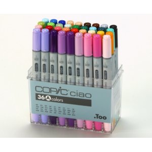 Coffret Copic Ciao - 36 stylos - Coffret A