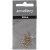 Clous d'oreilles avec boucle et boule - plaqu or - 10 pcs