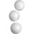 Boules en polystyrne - blanc - 5 cm - 50 pcs