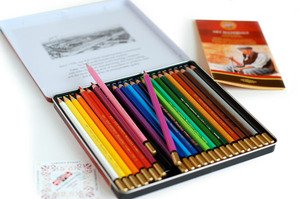 Stylo aquarelle Mondeluz - Boite mtal (lot de 12, 24, 36, 48 ou 72 pcs)