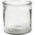 Verre  bougie - H7,8 cm, 6 pcs