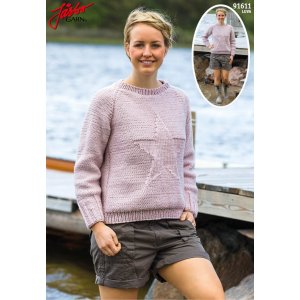 Patron tricot - Pull femme avec toile