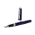 Stylo plume Waterman Exception Slim Laque - Garniture Argent - Bleu Fin