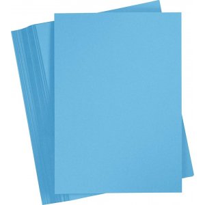 Carton color - bleu turquoise - A4 - 180 g - 100 feuilles