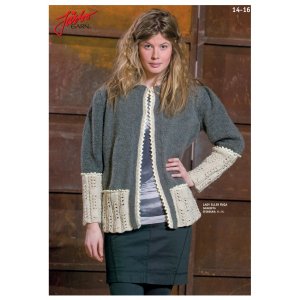 Patron tricot - Cardigan femme ouvert