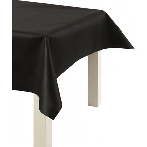 Nappe en imitation tissu - noir - 10 m