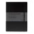 Carnet Lign PU Noir - A6