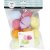 Oeuf en plastique - 2 parties - couleurs pastel - H6 cm - 12 pcs