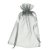 Sac organza 12,5 x 17 cm - gris argent