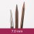 Aiguille interchangeable - Bouleau - 13 cm 7,00 mm / 5,1 pouces US 10,75