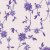 Fleur en toile cire - Violet