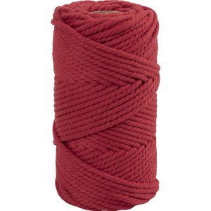 Fil macram - rouge - 4 mm - 55 m