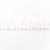 Bordure  paillettes - Stretch 30 mm - blanc