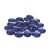 Boules de verre 18 - 20 mm - bleues 100 g / 20 pcs.