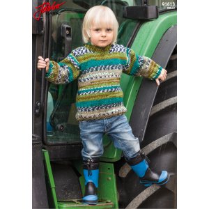 Patron tricot - Vtement basique  manches montes pour enfant