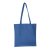 Sac en coton anses longues 38x42 cm - bleu jean